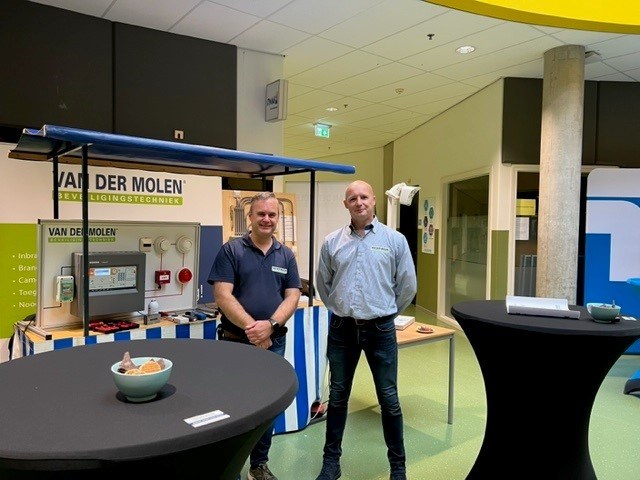 Bezoek Van der Molen Beveiligingstechniek op Techniek Tastbaar Enschede.